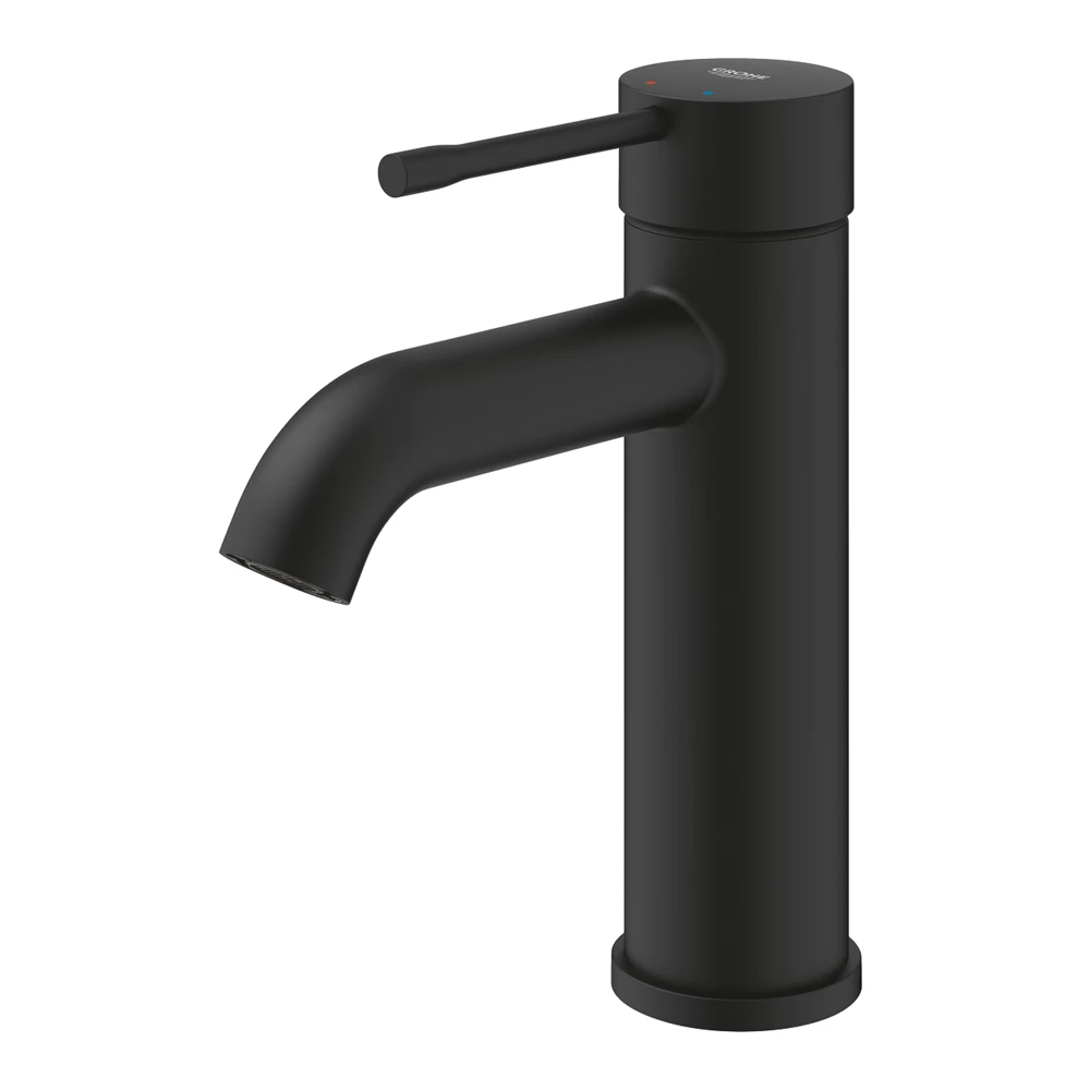 Grohe Essence New mosdócsaptelep S-es, leeresztő nélkül, Phantom Black szín