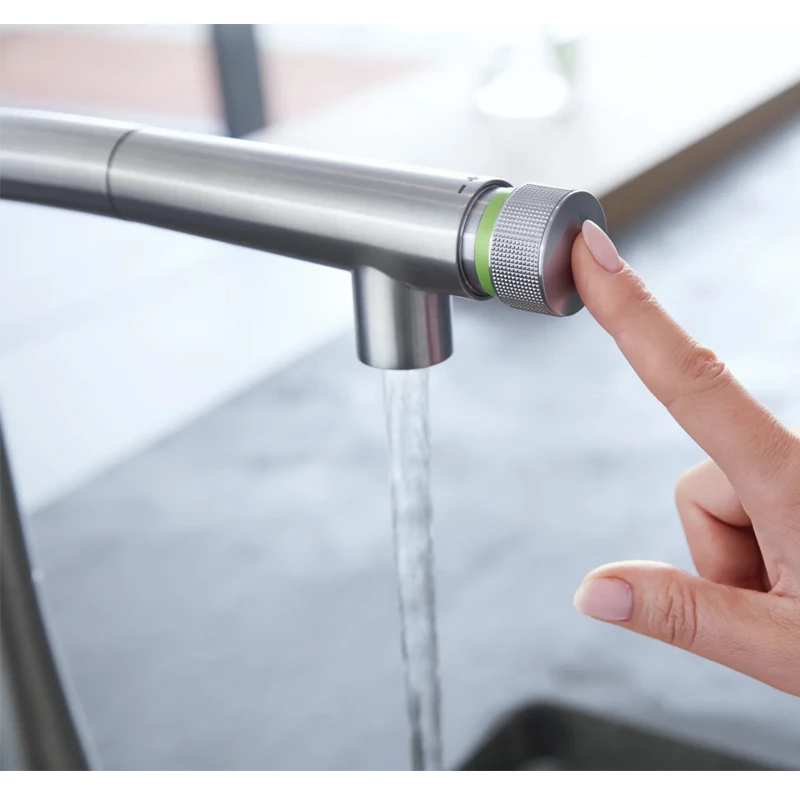 Grohe Essence Smartcontrol mosogató csaptelep Smartcontrol vezérléssel, króm színben
