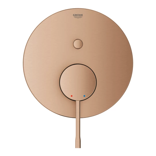 Grohe Essence egykaros falsík alatti csaptelep látható rész(színkészlet), 2 utas kialakítás, Brushed Warm Sunset felület