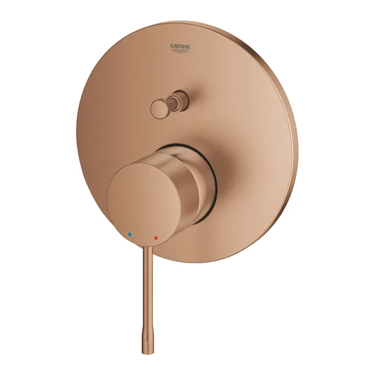 Grohe Essence egykaros falsík alatti csaptelep látható rész(színkészlet), 2 utas kialakítás, Brushed Warm Sunset felület