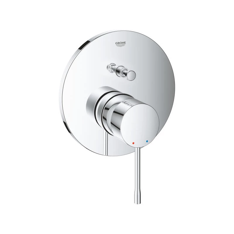Grohe Essence egykaros falsík alatti csaptelep látható rész(színkészlet), 2 utas kialakítás, króm felület