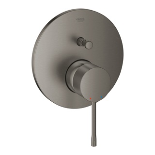 Grohe Essence egykaros falsík alatti csaptelep látható rész(színkészlet), 2 utas kialakítás, brushed hard graphite