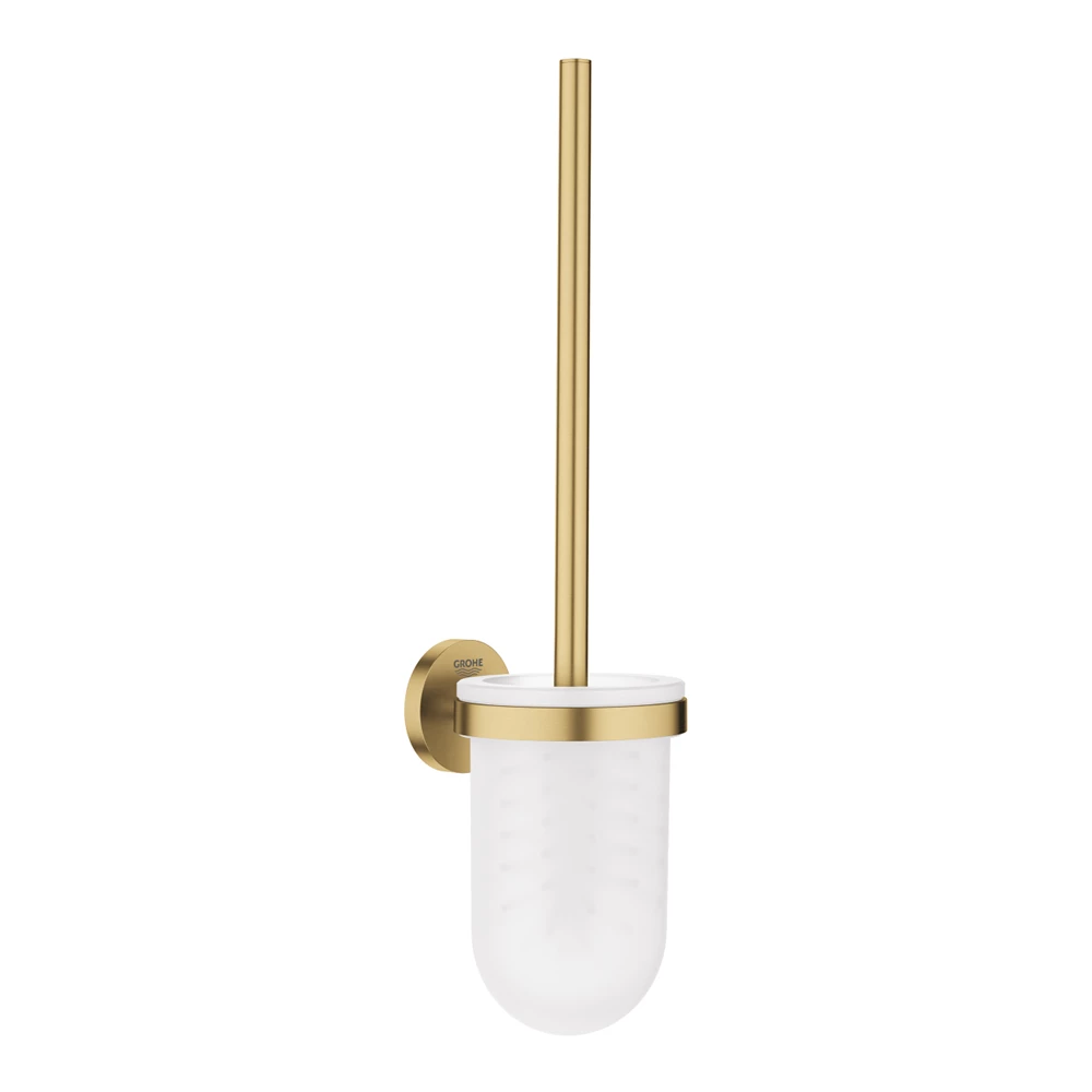 Grohe Essentials WC kefe garnitúra, fali rögzítés, Brushed Cool Sunrise felület