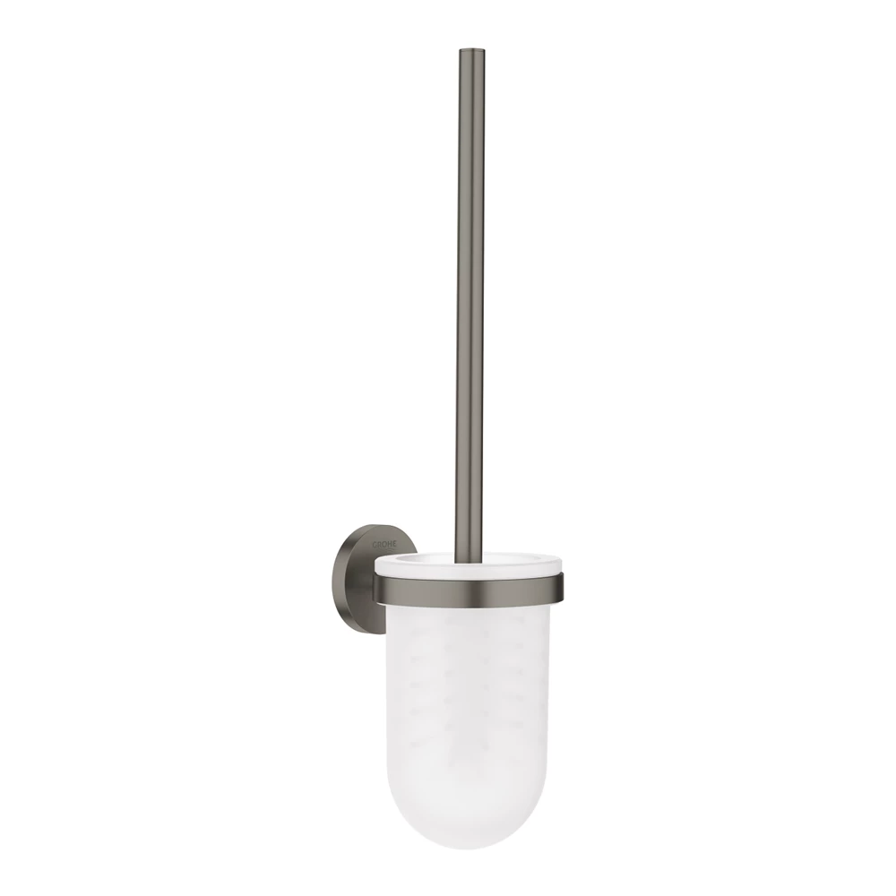 Grohe Essentials WC kefe garnitúra, szálcsiszolt grafit