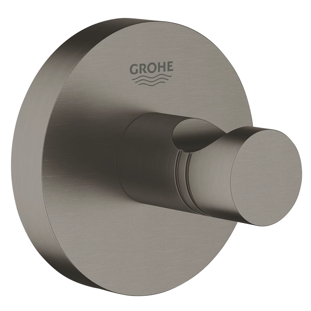 Grohe Essentials fali akasztó, 54*45mm, brushed hard graphite felület