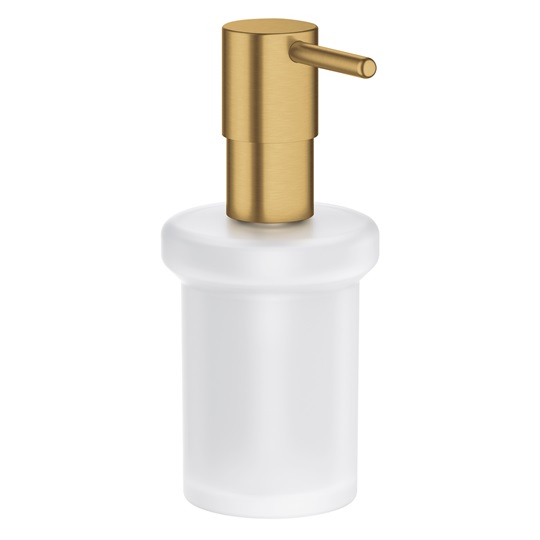 Grohe Essentials folyékony szappan adagoló(tartó nélkül), üveg/fém matt/arany
