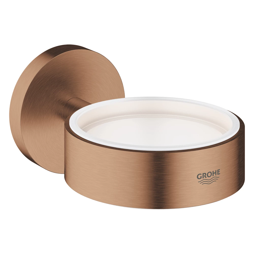 Grohe Essentials pohár és szappantartó brushed warm sunset