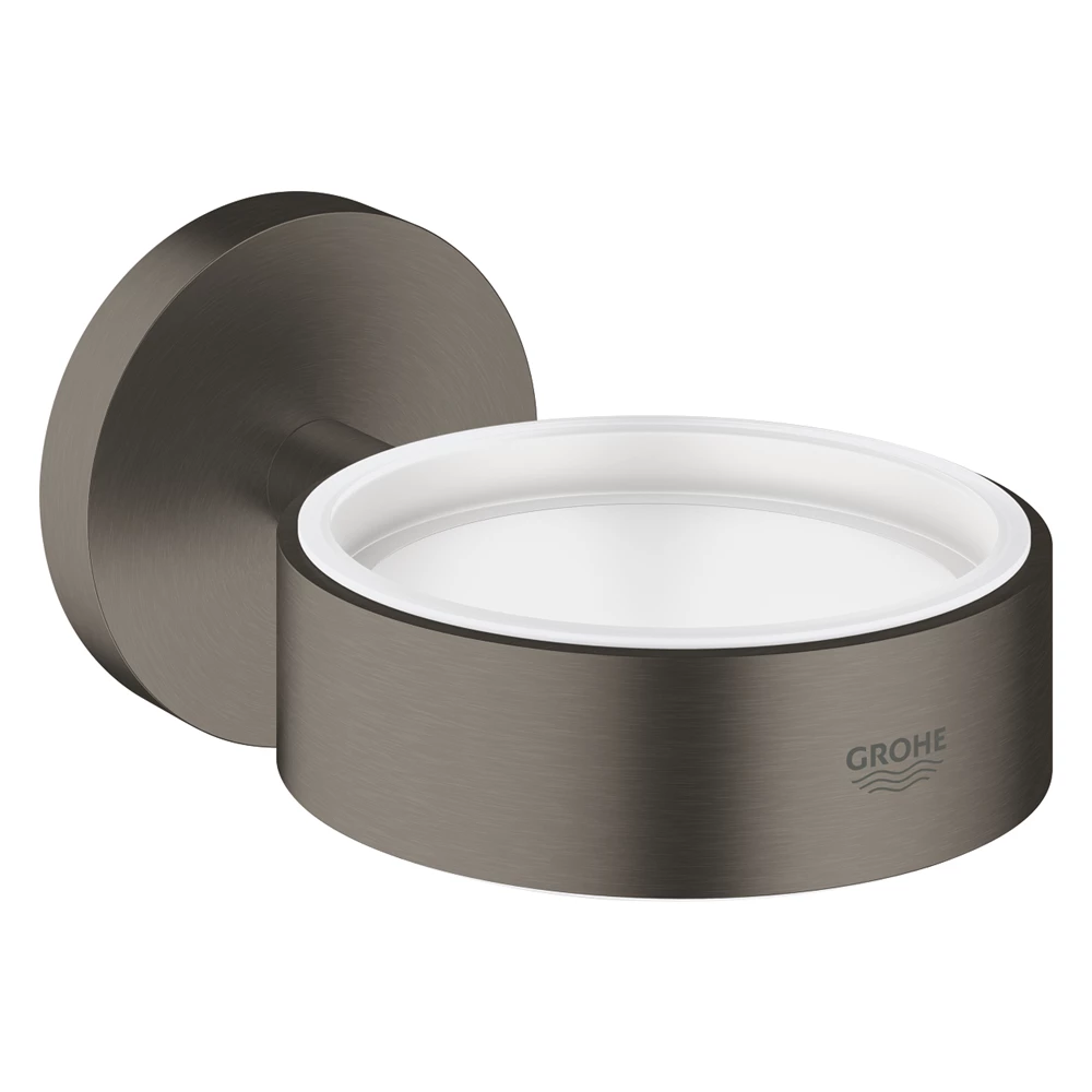 Grohe Essentials pohár és szappantartó matt/grafit