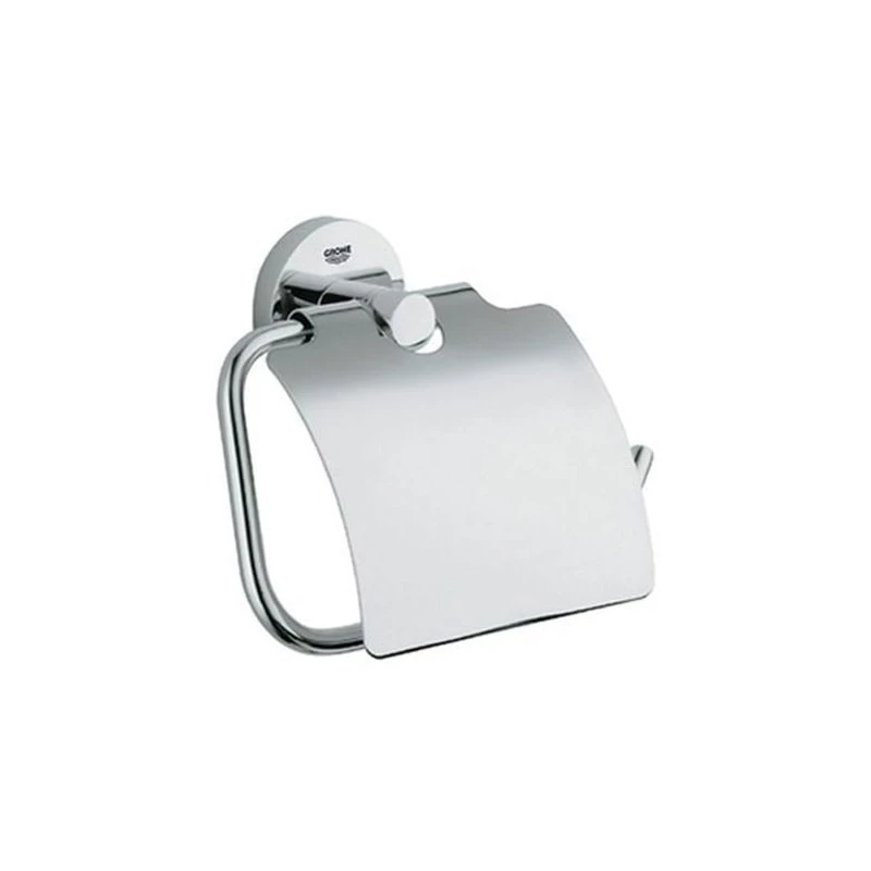 Grohe Essentials wc-papír tartó, fedeles, króm