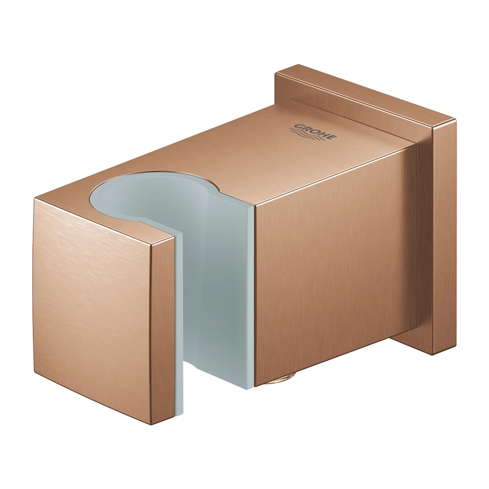 Grohe Euphoria Cube fali csatlakozó könyök (1/2”) és zuhanytartó, Brushed Warm Sunset