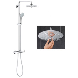 Grohe Euphoria 260 Shower System termosztátos zuhanyrendszer, 260mm-es esőztető zuhanyfejjel
