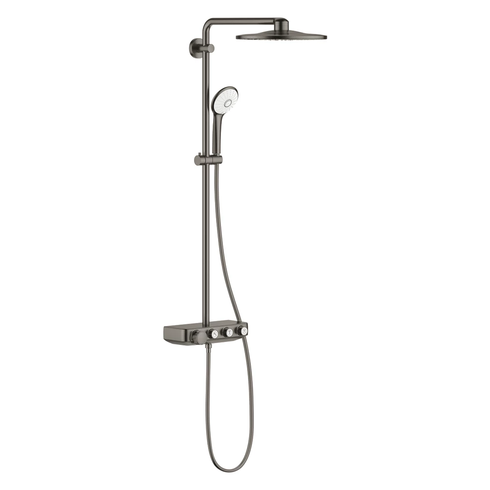 Grohe Euphoria SmartControl System 310 Duo Termosztátos zuhanyrendszer, Brushed Hard Graphite