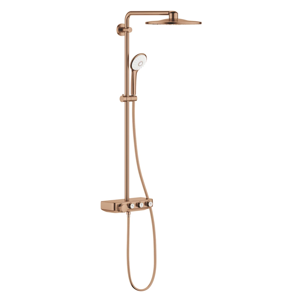 Grohe Euphoria SmartControl System 310 Duo Termosztátos zuhanyrendszer, Brushed Warm Sunset