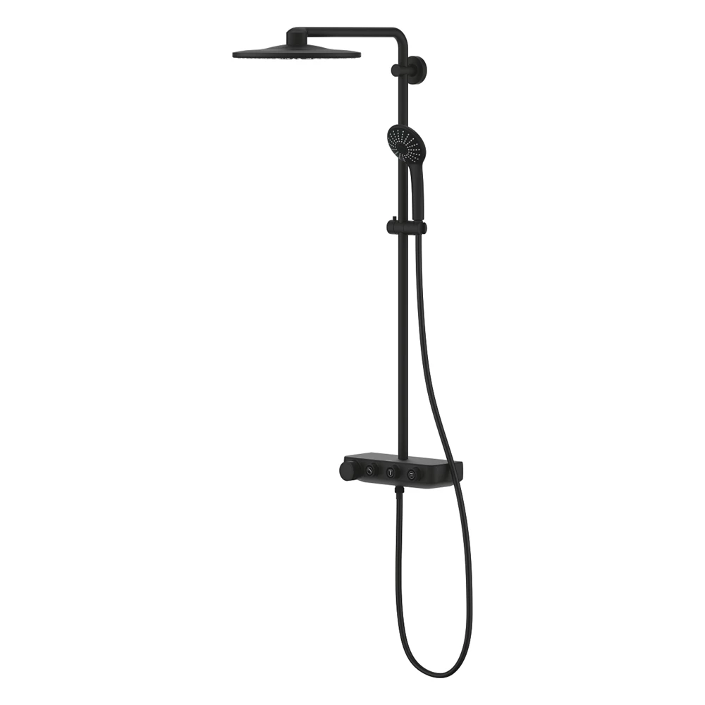 Grohe Euphoria SmartControl System 310 Duo Termosztátos zuhanyrendszer, Phantom Black