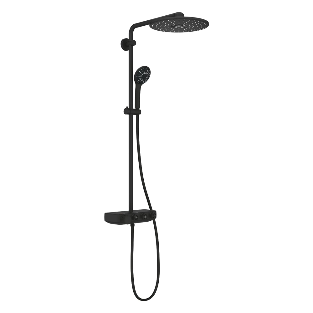 Grohe Euphoria SmartControl System 310 Duo Termosztátos zuhanyrendszer, Phantom Black