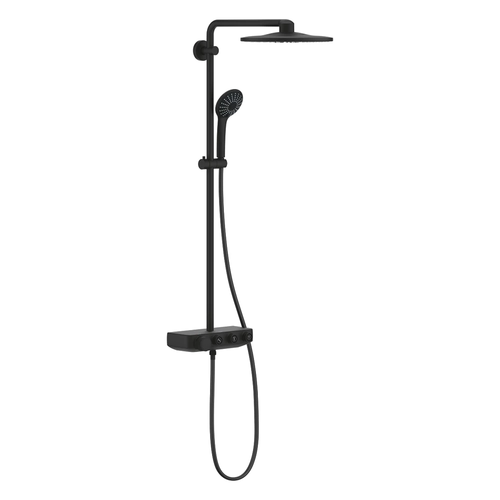Grohe Euphoria SmartControl System 310 Duo Termosztátos zuhanyrendszer, Phantom Black