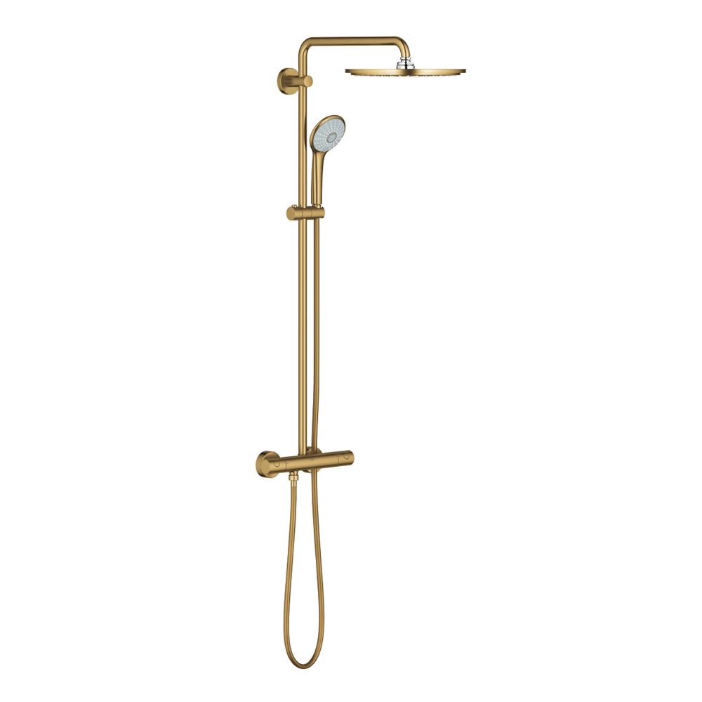 Grohe Euphoria System 310 zuhanyrendszer, termosztátos csapteleppel, Brushed Cool Sunrise