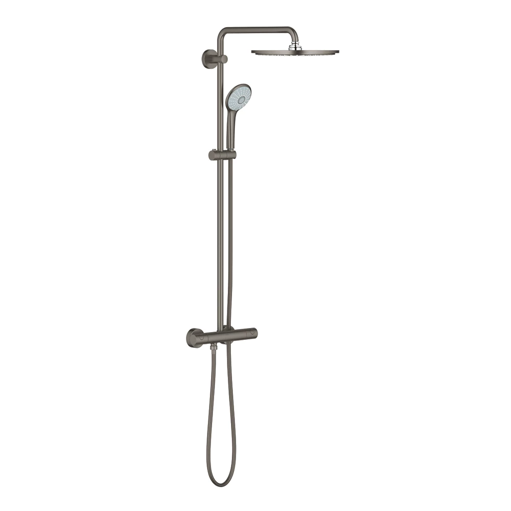 Grohe Euphoria System 310 zuhanyrendszer, termosztátos csapteleppel, Brushed Hard Graphite