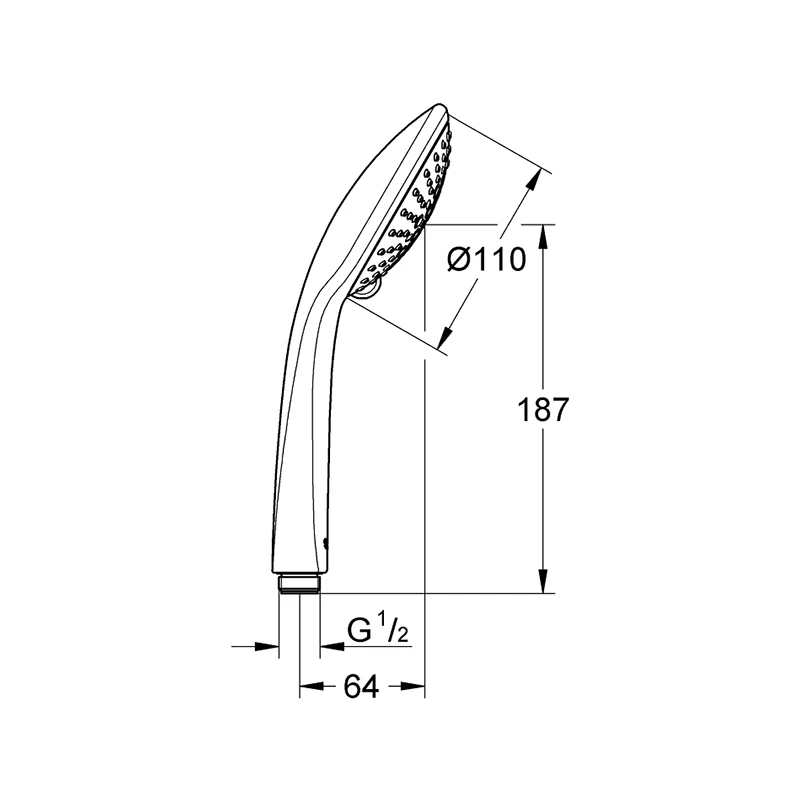Grohe Euphoria kézizuhany Champagne