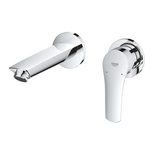 Grohe Eurosmart 2 lyukas fali mosdó csaptelep,S-es méret, króm