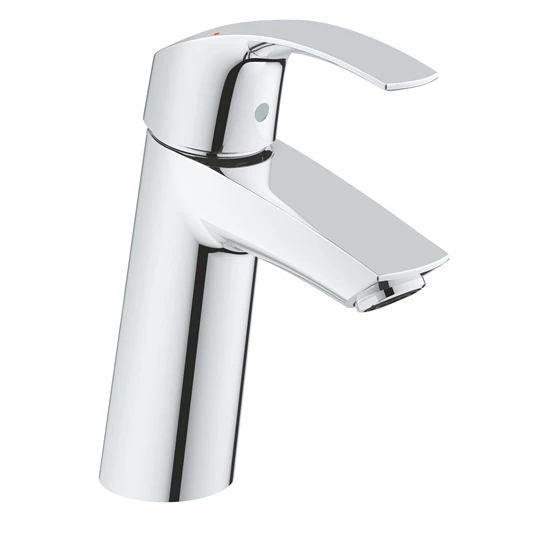 Grohe Eurosmart egykaros mosdócsaptelep, "M" méret, Click-Clack leeresztővel, króm
