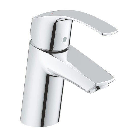 Grohe Eurosmart egykaros mosdócsaptelep, "S" méret, click-clack leeresztővel, króm