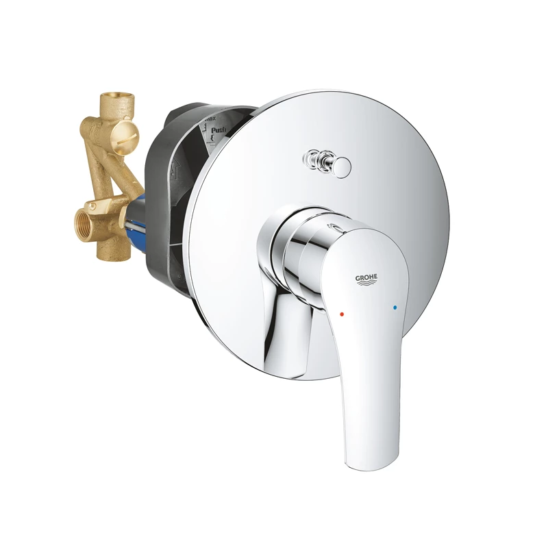 Grohe Eurosmart kád csaptelep színkészlet, falon belüli egységgel
