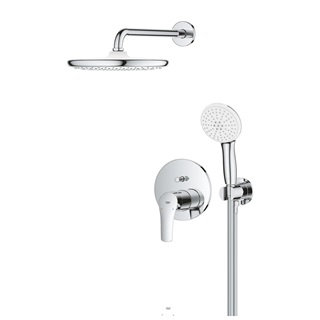 Grohe Eurosmart rejtett zuhanyrendszer Tempesta 250 fejzuhannyal (kerek forma)