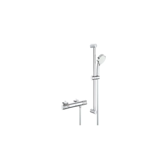 Grohe Grohtherm 1000 Performance termosztátos zuhany csaptelep, 600 mm-es sines zuhanyszettel 