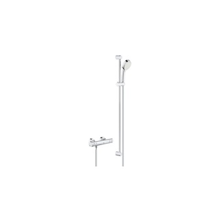 Grohe Grohtherm 800 Cosmopolitan termosztátos zuhany csaptelep, 900 mm-es sines zuhanyszettel 