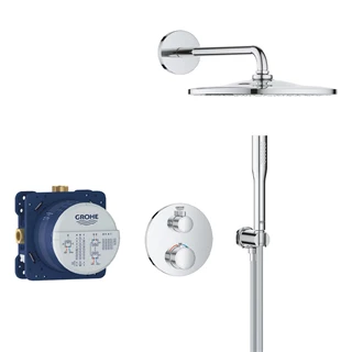 Grohe Grohtherm rejtett zuhanyrendszer Rainshower Mono 310 fejzuhannyal (kerek forma)