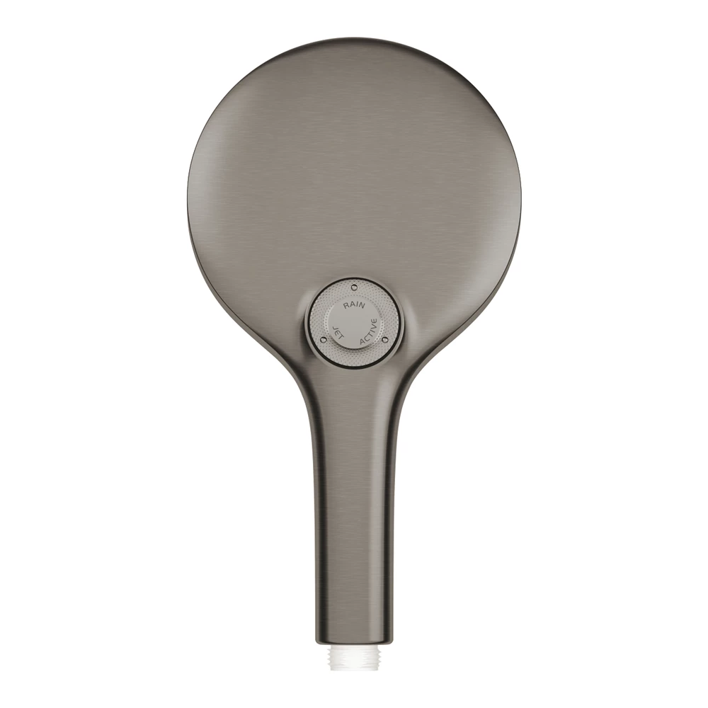 Grohe RainShower SmartActive 130 kerek kézizuhany, 3 funkciós, Brushed Hard Graphite