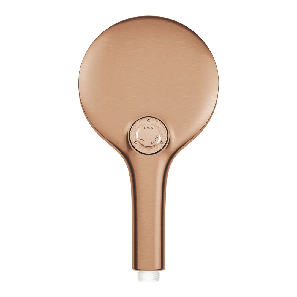 Grohe RainShower SmartActive 130 kerek kézizuhany, 3 funkciós, Brushed Warm Sunset