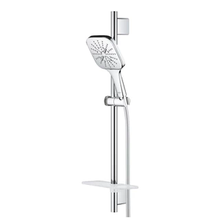 Grohe Rainshower SmartActive 130 Cube Rudas zuhanygarnitúra, 3 féle vízsugaras kézizuhannyal, króm