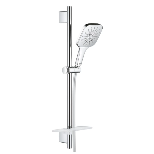 Grohe Rainshower SmartActive 130 Cube Rudas zuhanygarnitúra, 3 féle vízsugaras kézizuhannyal, króm