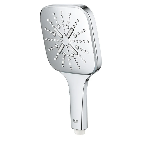 Grohe Rainshower SmartActive 130 Cube kézizuhany, 3 féle vízsugárral