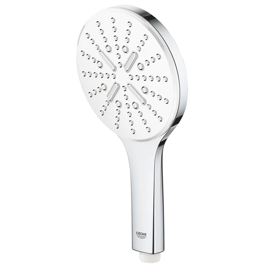 Grohe Rainshower SmartActive 130 kerek kézizuhany, 3 funkciós, Hold fehér