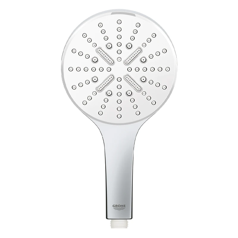 Grohe Rainshower SmartActive 130 kerek kézizuhany, 3 funkciós, Hold fehér