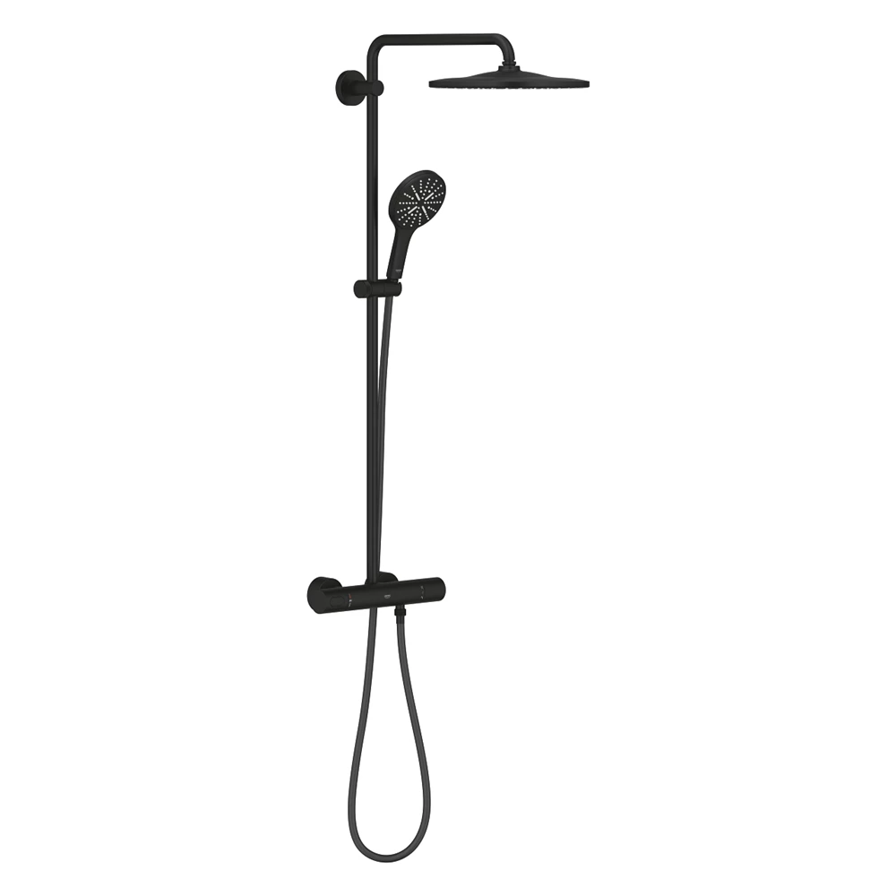 Grohe Rainshower SmartActive 310 Termosztátos zuhanyrendszer Phantom Black