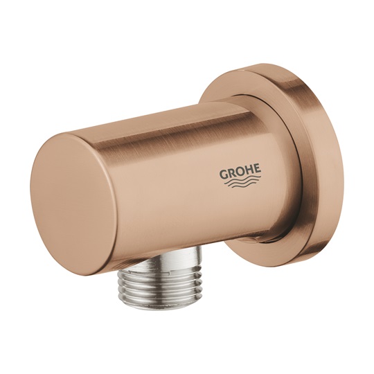 Grohe Rainshower fali csatlakozó könyök, Brushed Warm Sunset