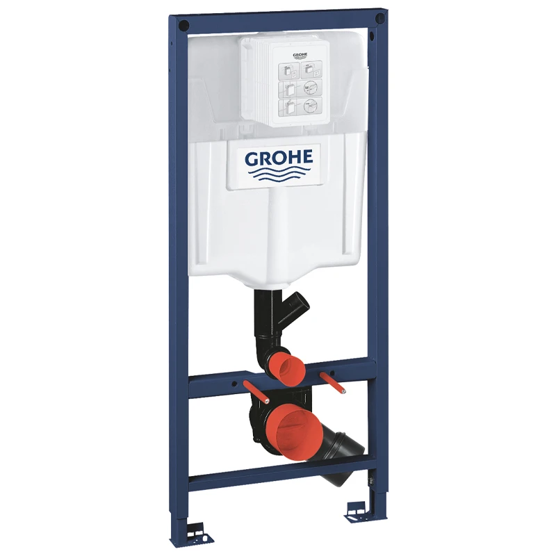 Grohe Rapid SL wc tartály szerelő keret elszívó csonkkal, 1130*500*130mm, standard méretű nyomólapokhoz