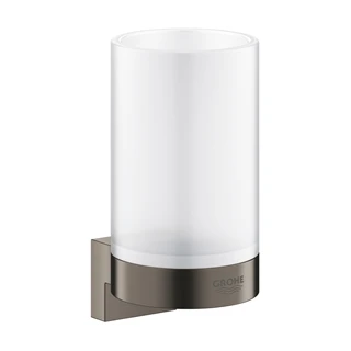 Grohe Selection fali tartókonzol (pohárhoz, szappan adagolóhoz) brushed hard graphite szín