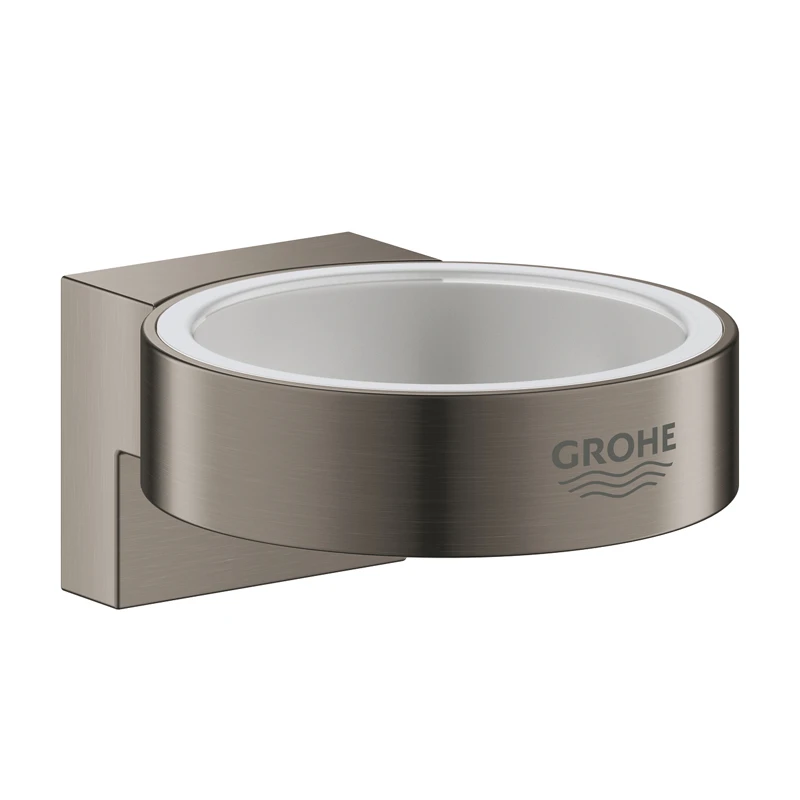 Grohe Selection fali tartókonzol (pohárhoz, szappan adagolóhoz) Brushed Hard Graphite