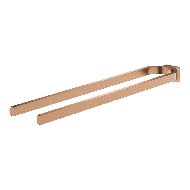 Grohe Selection kétágú, fix fali törölközőtartó, Brushed Warm Sunset