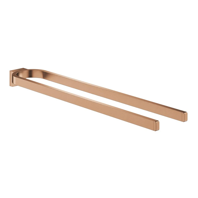Grohe Selection kétágú, fix fali törölközőtartó, Brushed Warm Sunset