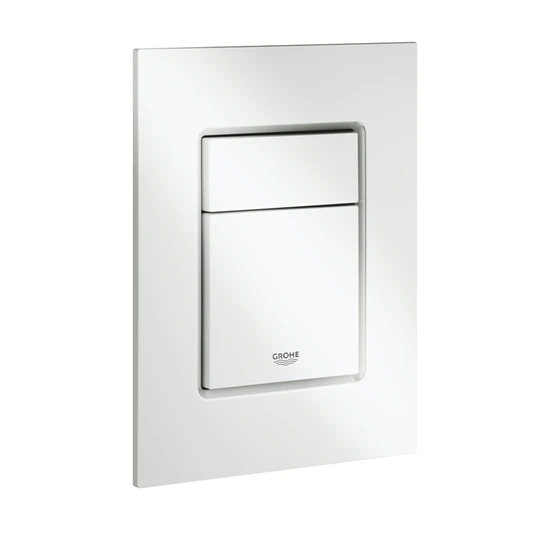 Grohe Skate Cosmopolitan S két mennyiséges wc öblítő nyomólap, alpin fehér színű felület