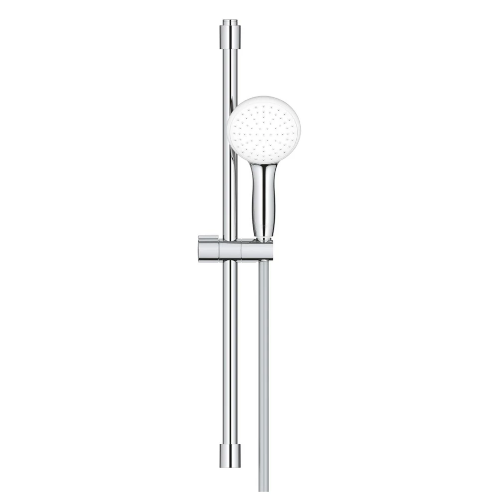 Grohe Tempesta 110 rudas zuhanyszett, 1 funkciós, 1750mm gégecső, 600mm zuhanyrúd, átf.16,6 l/perc, króm