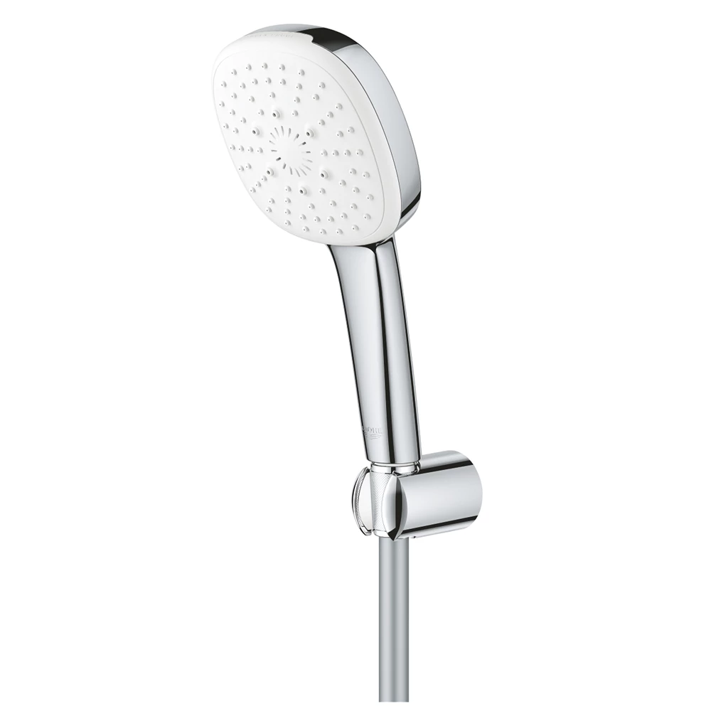 Grohe Tempesta Cube 110 fix tartós zuhanyszett 3 funkciós(szögletes) EcoJoy víztakarékos, gégecső 1500mm, króm