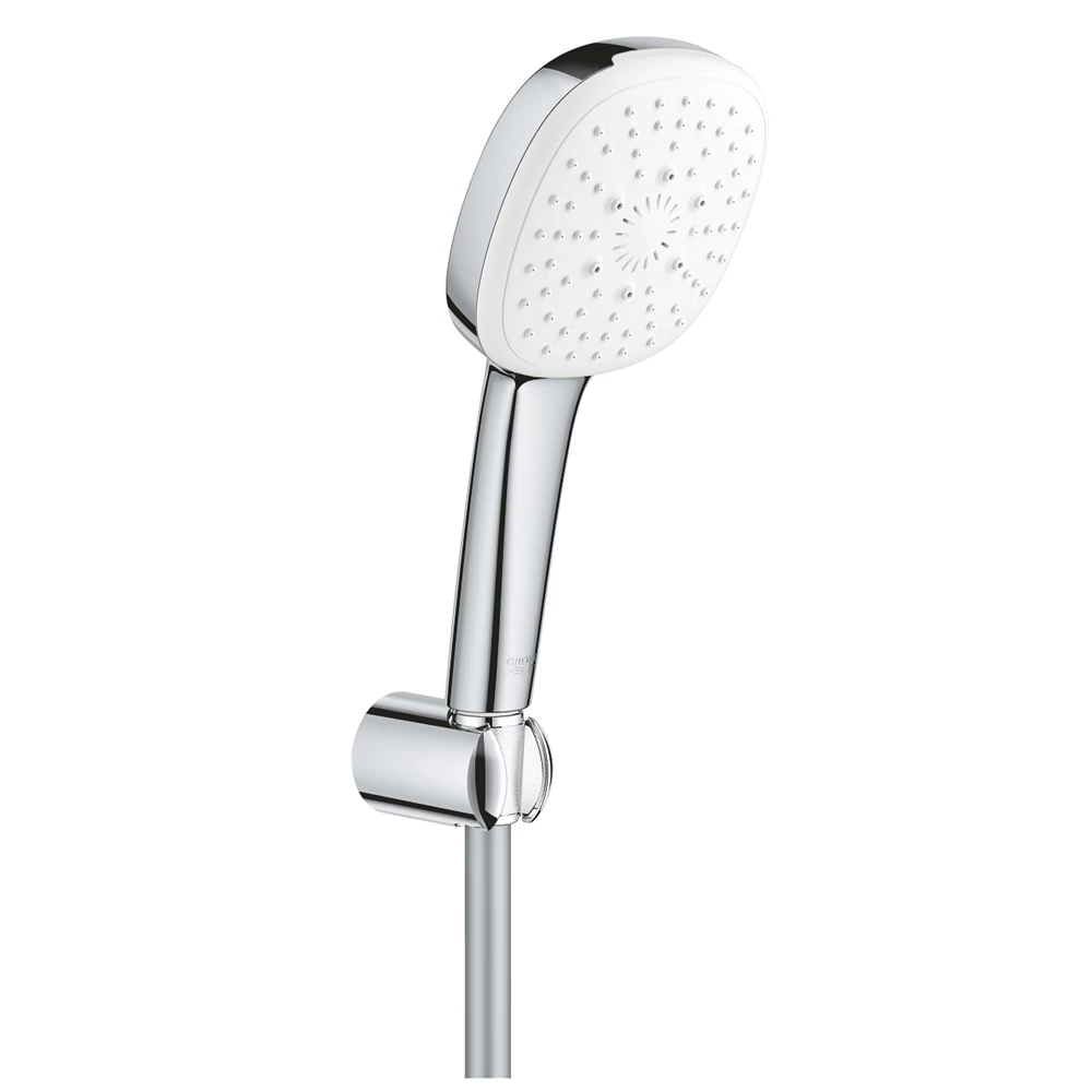 Grohe Tempesta Cube 110 fix tartós zuhanyszett 3 funkciós(szögletes) EcoJoy víztakarékos, gégecső 1500mm, króm