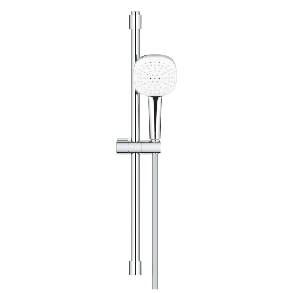 Grohe Tempesta Cube 110 rudas zuhanyszett 2 funkciós (szögletes) gégecső 1750mm, rúd 600mm, króm